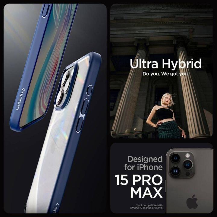 Futerał SPIGEN Ultra Hybrid do IPHONE 16 Pro Max navy blue