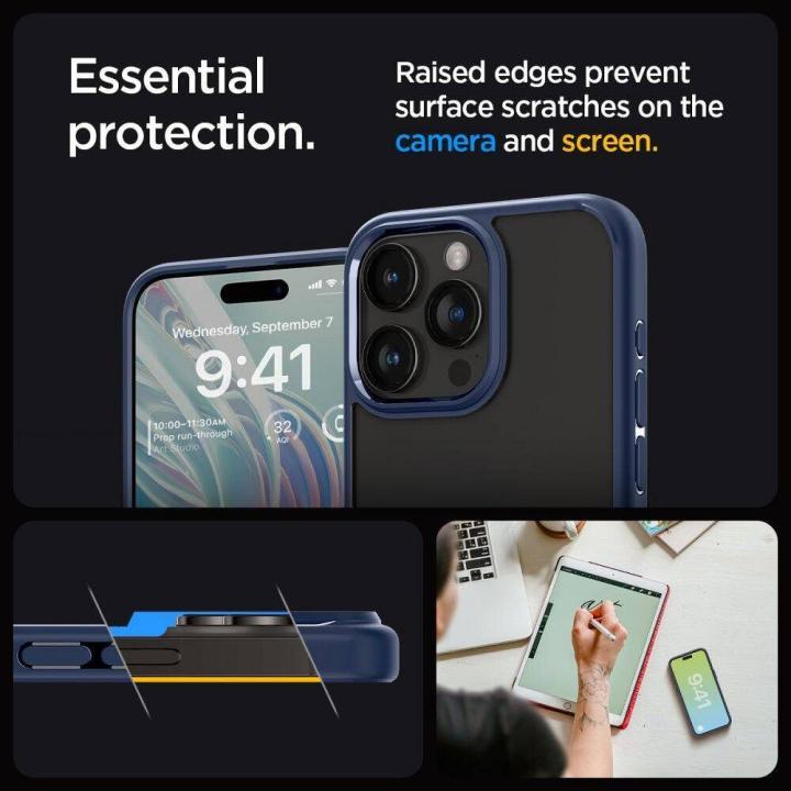 Futerał SPIGEN Ultra Hybrid do IPHONE 16 Pro Max navy blue