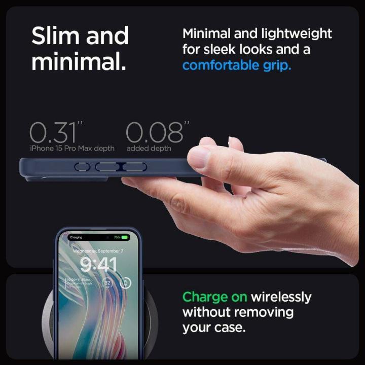 Futerał SPIGEN Ultra Hybrid do IPHONE 16 Pro Max navy blue