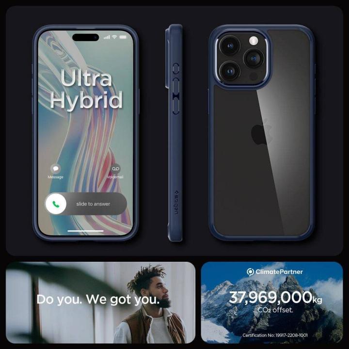 Futerał SPIGEN Ultra Hybrid do IPHONE 16 Pro Max navy blue