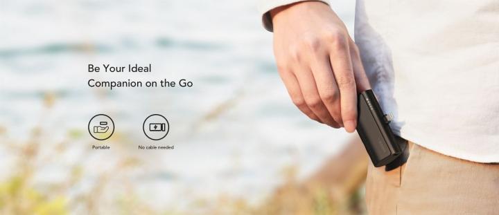 VEGER powerbank 5 000 mAh z wbudowanym złączem Lightning PD QC3.0 3A 20W PlugOn (W0556P) czarny