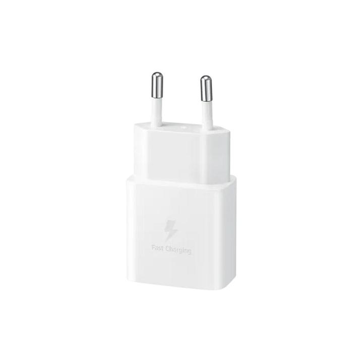 SAMSUNG oryginalna ładowarka sieciowa Typ C PD 3A 15W EP-T1510NWEGEU biała blister