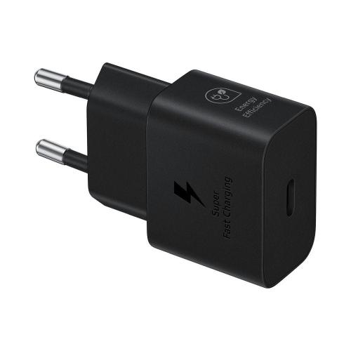SAMSUNG oryginalna ładowarka sieciowa Typ C PD 3A 25W GaN EP-T2510NBEGEU czarna blister