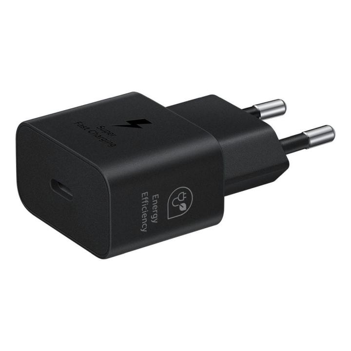 SAMSUNG oryginalna ładowarka sieciowa Typ C PD 3A 25W GaN EP-T2510NBEGEU czarna blister