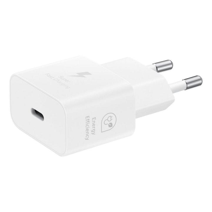 SAMSUNG oryginalna ładowarka sieciowa Typ C PD 3A 25W GaN EP-T2510NWEGEU biała blister