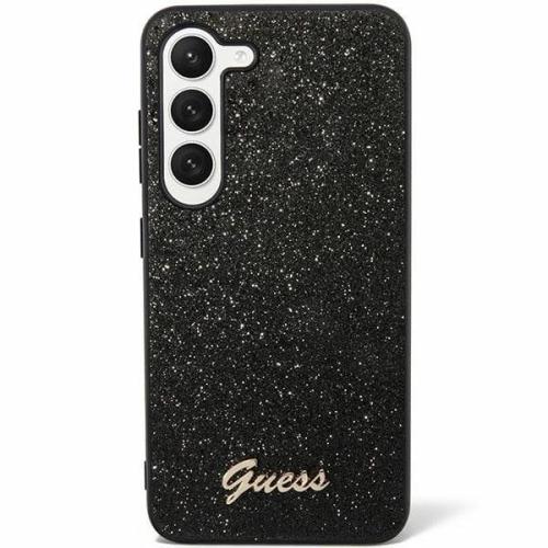 GUESS futerał do SAMSUNG S24 GUHCS24SHGGSHK (Glitter Script) czarny