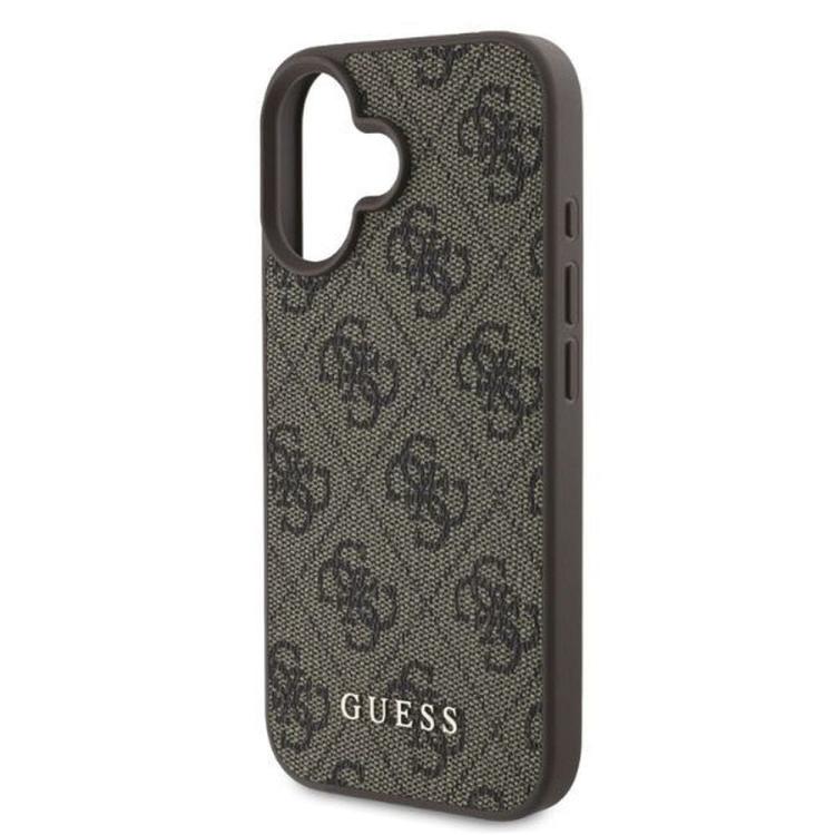 GUESS futerał do IPHONE 16 GUHCP16SG4GFBR (PU 4G Classic) brązowy