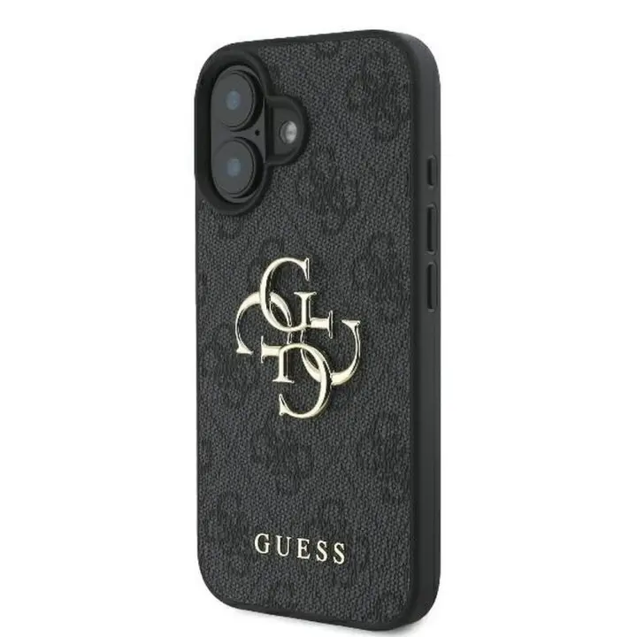 GUESS futerał do IPHONE 16 GUHCP16S4GMGGR (4G PU Big Logo) czarny