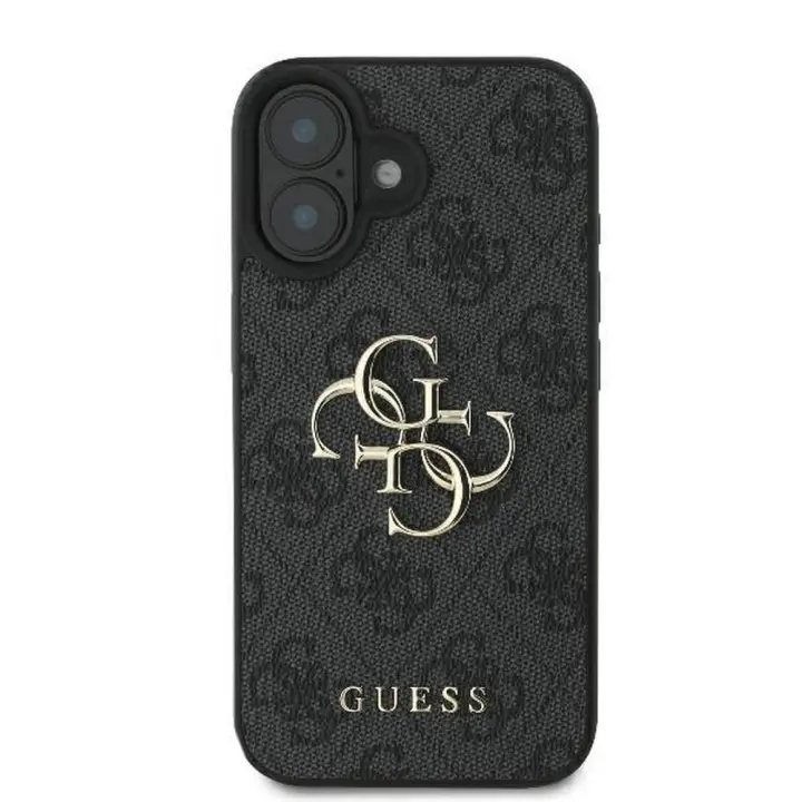 GUESS futerał do IPHONE 16 GUHCP16S4GMGGR (4G PU Big Logo) czarny