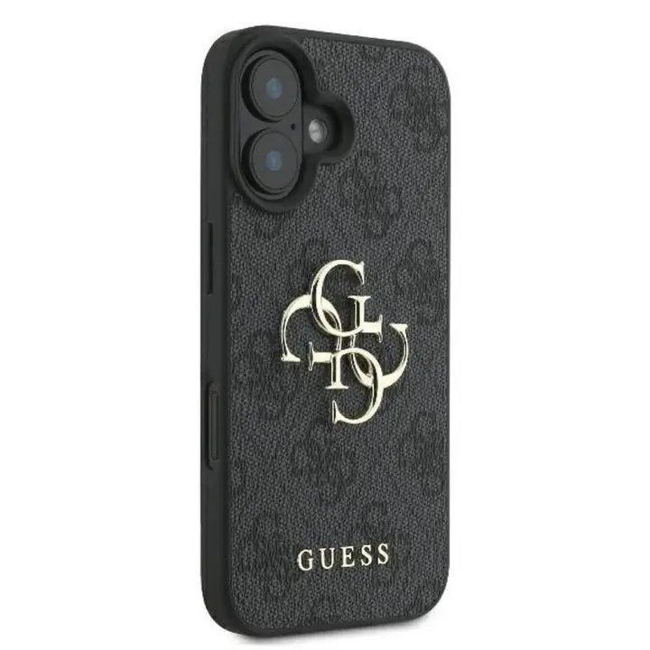 GUESS futerał do IPHONE 16 GUHCP16S4GMGGR (4G PU Big Logo) czarny