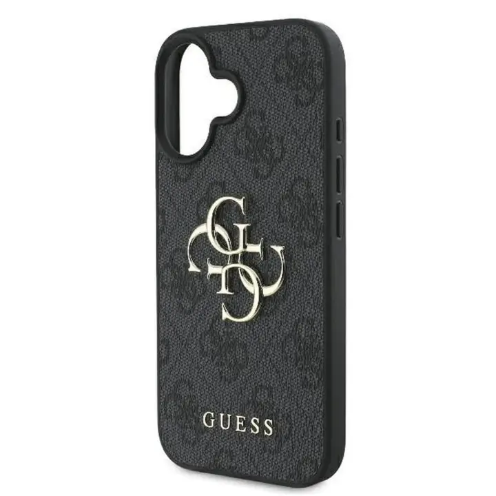 GUESS futerał do IPHONE 16 GUHCP16S4GMGGR (4G PU Big Logo) czarny