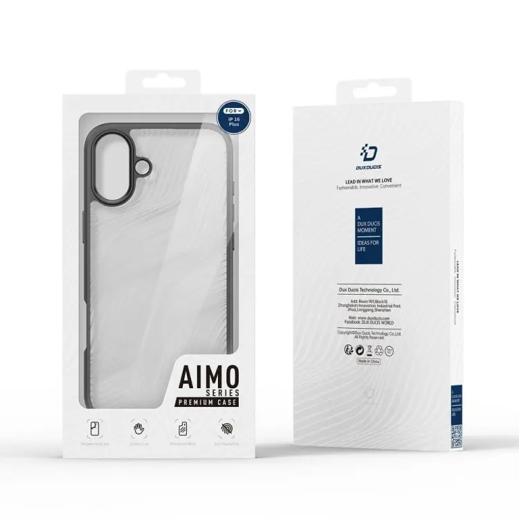 DUX DUCIS futerał AIMO MAG kompatybilny z MagSafe do IPHONE 16 Plus czarny