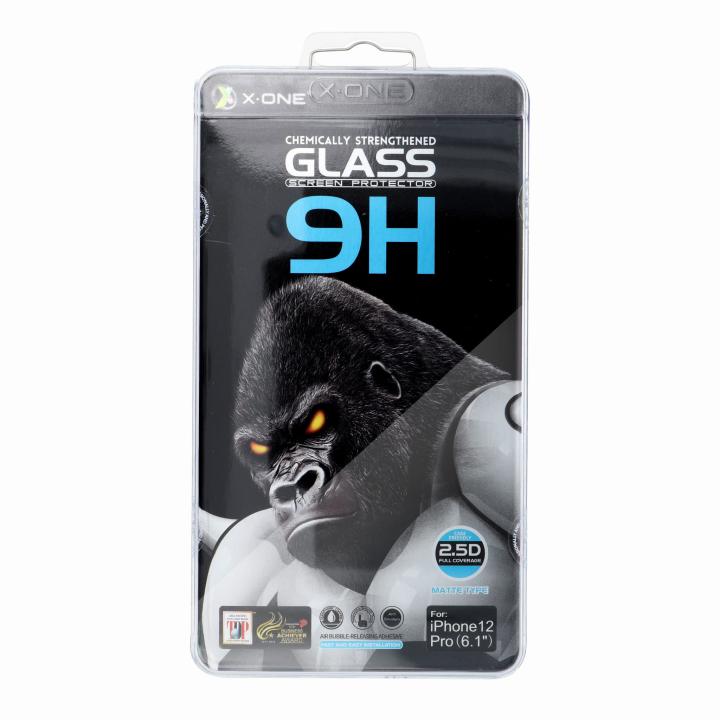 Szkło hartowane X-ONE Full Cover Extra Strong Matowe - do iPhone 15/16 Plus (full glue) czarny