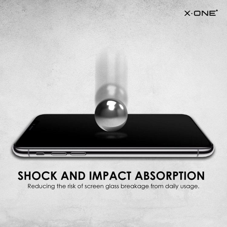 Szkło hartowane X-ONE Full Cover Extra Strong Matowe - do iPhone 15/16 Plus (full glue) czarny