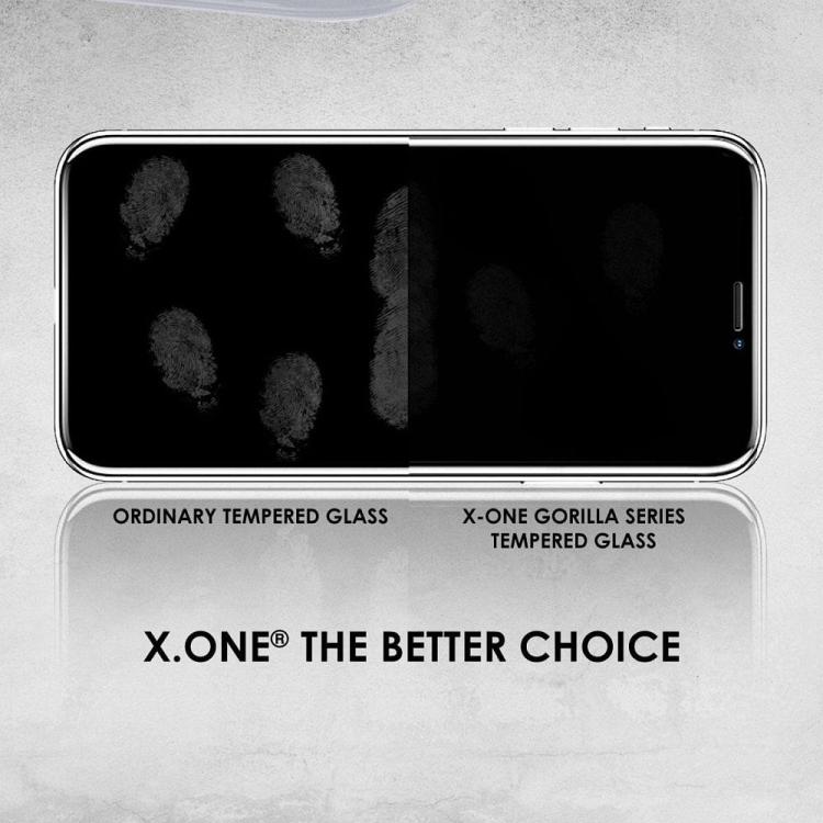 Szkło hartowane X-ONE Full Cover Extra Strong Matowe - do iPhone 15/16 Plus (full glue) czarny