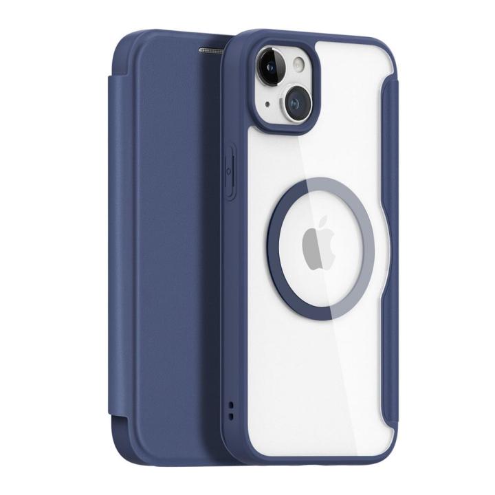 DUX DUCIS kabura SKIN X PRO kompatybilna z MagSafe do IPHONE 15 Plus niebieska