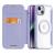 DUX DUCIS kabura SKIN X PRO kompatybilna z MagSafe do IPHONE 15 Plus fioletowa