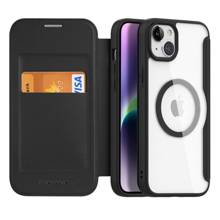 DUX DUCIS kabura SKIN X PRO kompatybilna z MagSafe do IPHONE 15 Plus czarna