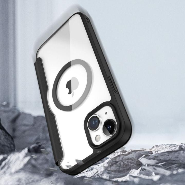 DUX DUCIS kabura SKIN X PRO kompatybilna z MagSafe do IPHONE 15 Plus czarna