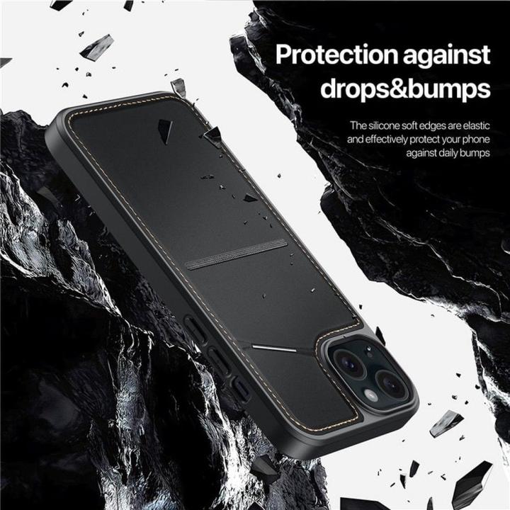 DUX DUCIS futerał RAFI II MAG z podstawką kompatybilny z MagSafe do IPHONE 15 Plus czarny