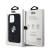 KARL LAGERFELD futerał do IPHONE 15 Pro kompatybilny z MagSafe KLHMP15LSCMKCRHK (Silicone KC Body Ring) czarny