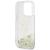 GUESS futerał do IPHONE 15 Pro GUHCP15LLFCSEGT (Liquid Glitter Gold Stripes) transparentny