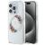 GUESS futerał do IPHONE 15 Pro Max kompatybilny z MagSafe GUHMP15XHFWFCT (Flowers Wreath) transparentny