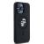 KARL LAGERFELD futerał do IPHONE 15 Pro Max kompatybilny z MagSafe KLHMP15XSCMKCRHK (Silicone KC Body Ring) czarny
