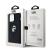 KARL LAGERFELD futerał do IPHONE 15 Pro Max kompatybilny z MagSafe KLHMP15XSCMKCRHK (Silicone KC Body Ring) czarny