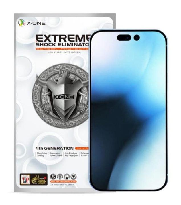 Protektor LCD X-ONE Extreme Shock Eliminator 4th gen. - do iPhone 15 Pro
