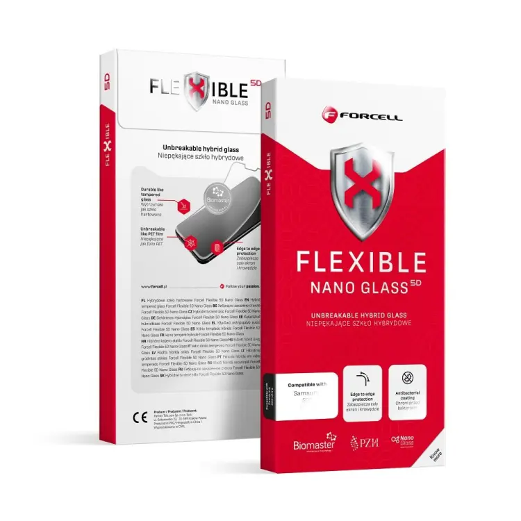 Forcell Flexible 5D - szkło hybrydowe do iPhone 14 Pro Max czarny