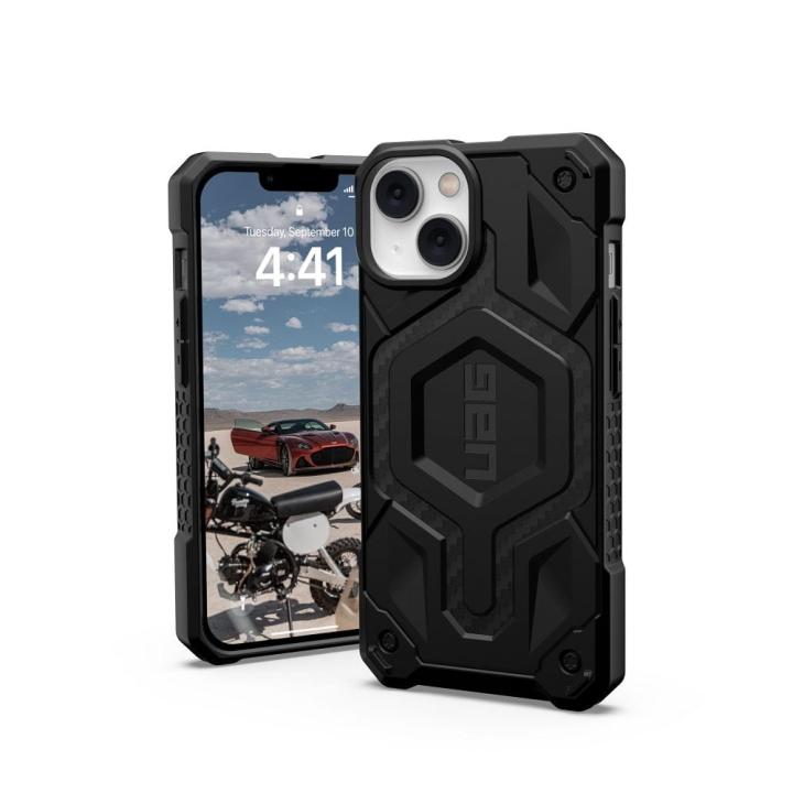 Futerał ( UAG ) Urban Armor Gear Monarch do IPHONE 14 PLUS kompatybilna z MagSafe carbon fiber