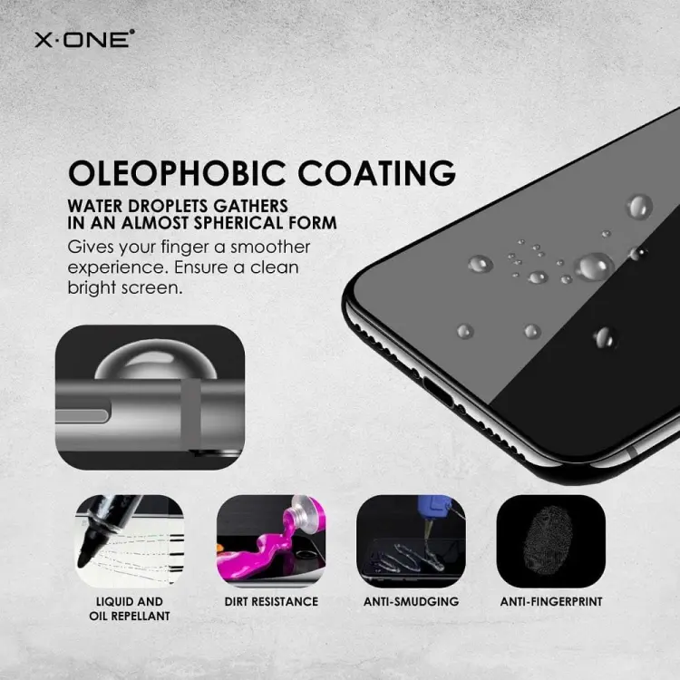 Szkło hartowane X-ONE Full Cover Extra Strong Matowe - do iPhone 13/13 Pro/14 (full glue) czarny
