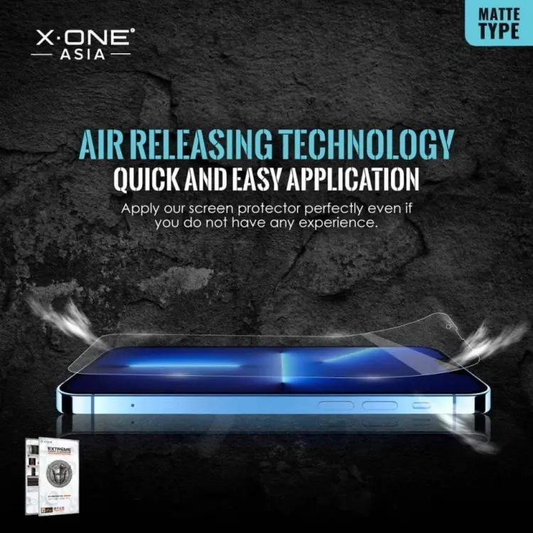 Protektor LCD X-ONE Extreme Shock Eliminator 4th gen. Matowe - do iPhone 13 Pro Max/14 Plus