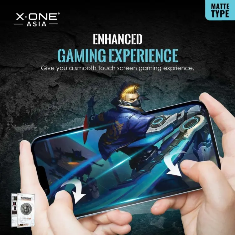 Protektor LCD X-ONE Extreme Shock Eliminator 4th gen. Matowe - do iPhone 13 Pro Max/14 Plus