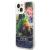 GUESS futerał do IPHONE 13 / 14 / 15 GUHCP14SLFLSB (Flower Liquid Glitter) niebieski