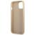 GUESS futerał do IPHONE 13 / 14 / 15 GUHCP14SPSATLE (SaffianoTriangle Logo) beżowy