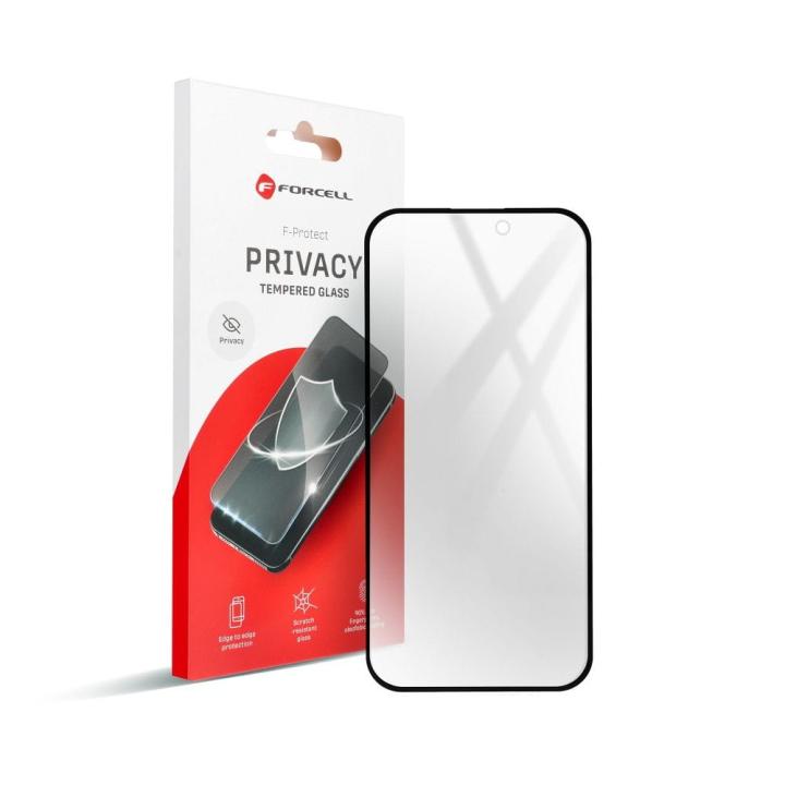 Szkło Hartowane Forcell Privacy Glass - do Iphone XR / 11 czarny
