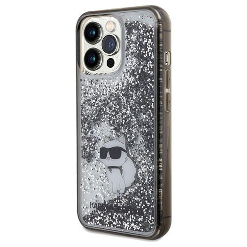 KARL LAGERFELD futerał do IPHONE 13 Pro Max KLHCP13XLKCNSK (Liquid Glitter C) transparentny