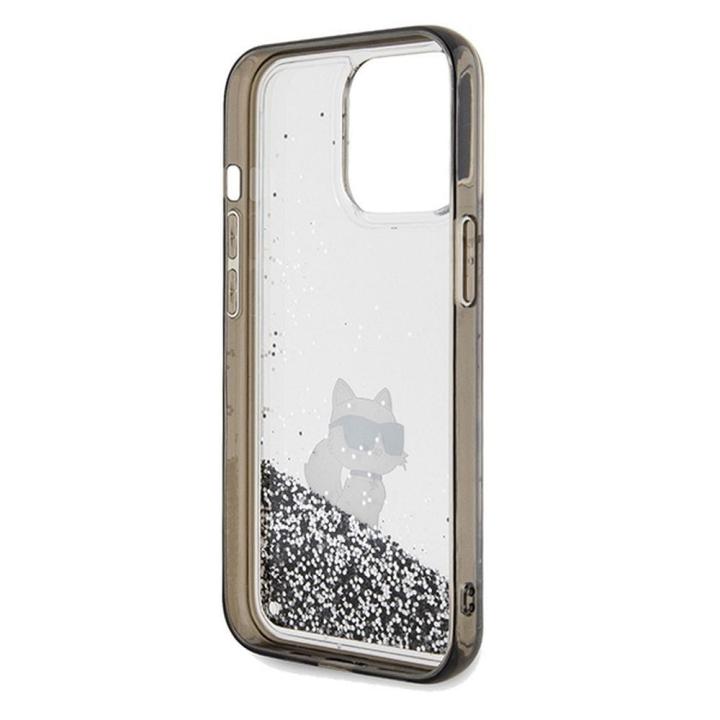 KARL LAGERFELD futerał do IPHONE 13 Pro Max KLHCP13XLKCNSK (Liquid Glitter C) transparentny