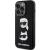 KARL LAGERFELD futerał do IPHONE 15 Pro KLHCP15LSDHKCNK (Silicone KC) czarny