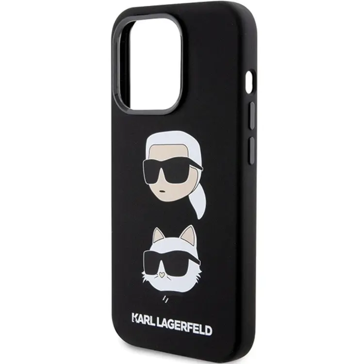 KARL LAGERFELD futerał do IPHONE 15 Pro KLHCP15LSDHKCNK (Silicone KC) czarny