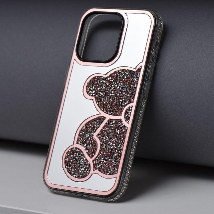 Futerał TEDDY BEAR do IPHONE 16 Pro Max różowy