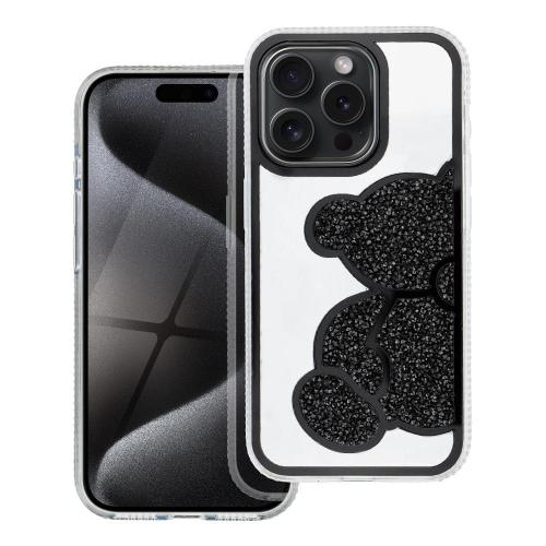 Futerał TEDDY BEAR do IPHONE 15 czarny