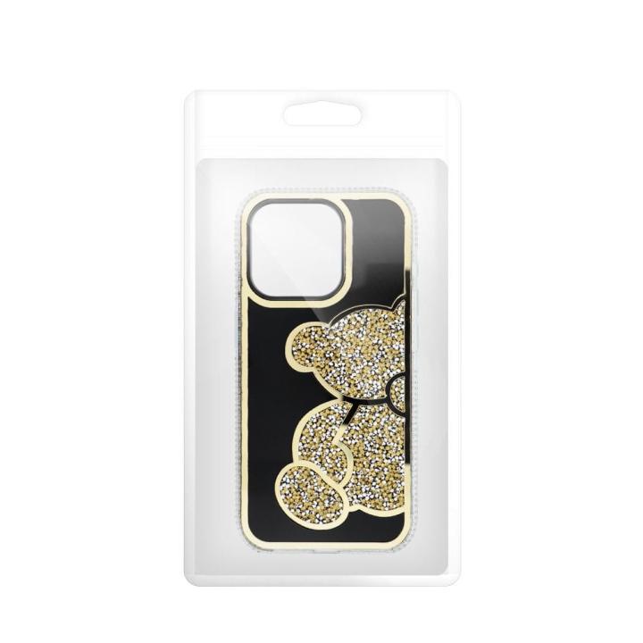 Futerał TEDDY BEAR do IPHONE 15 złoty