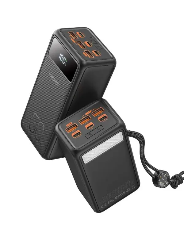 VEGER powerbank 50 000 mAh PD QC3.0 5A 22,5W Tank Lite (W5001) czarny