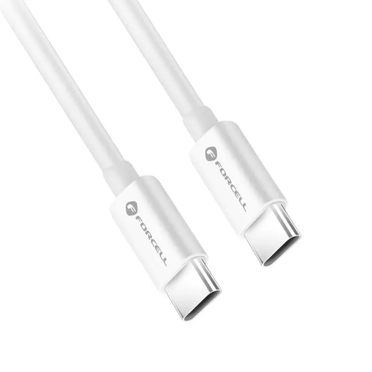 FORCELL F-ENERGY C339 kabel Typ C do Typ C PD QC4.0 5A 100W 3 m biały