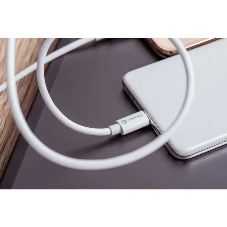 FORCELL F-ENERGY C339 kabel Typ C do Typ C PD QC4.0 5A 100W 3 m biały