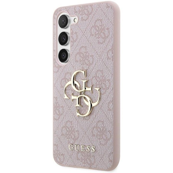GUESS futerał do SAMSUNG A35 GUHCSA354GMGPI (4G Big Metal Logo) różowy