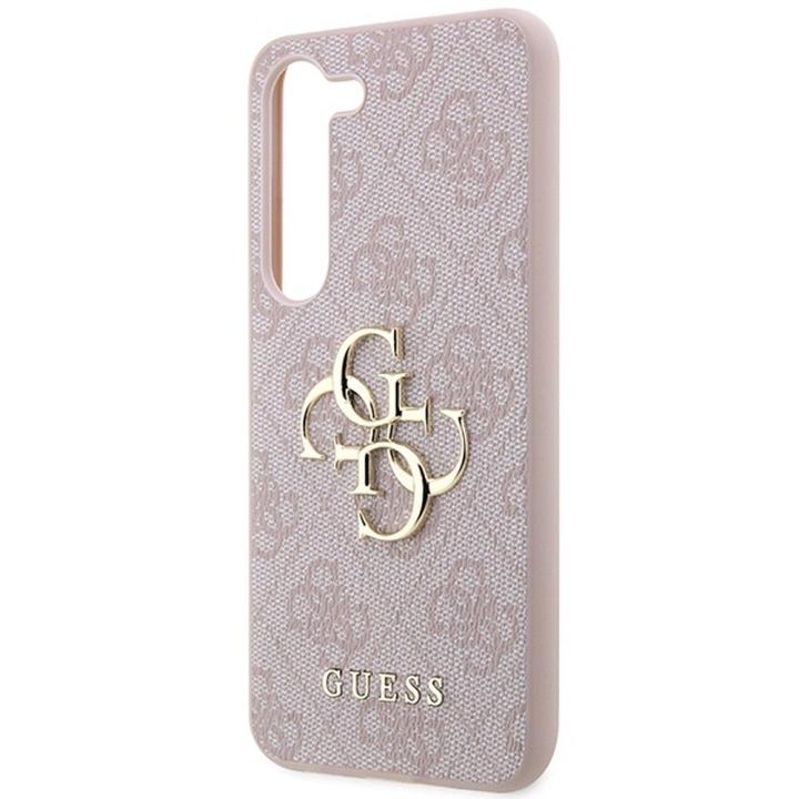 GUESS futerał do SAMSUNG A35 GUHCSA354GMGPI (4G Big Metal Logo) różowy